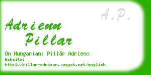 adrienn pillar business card